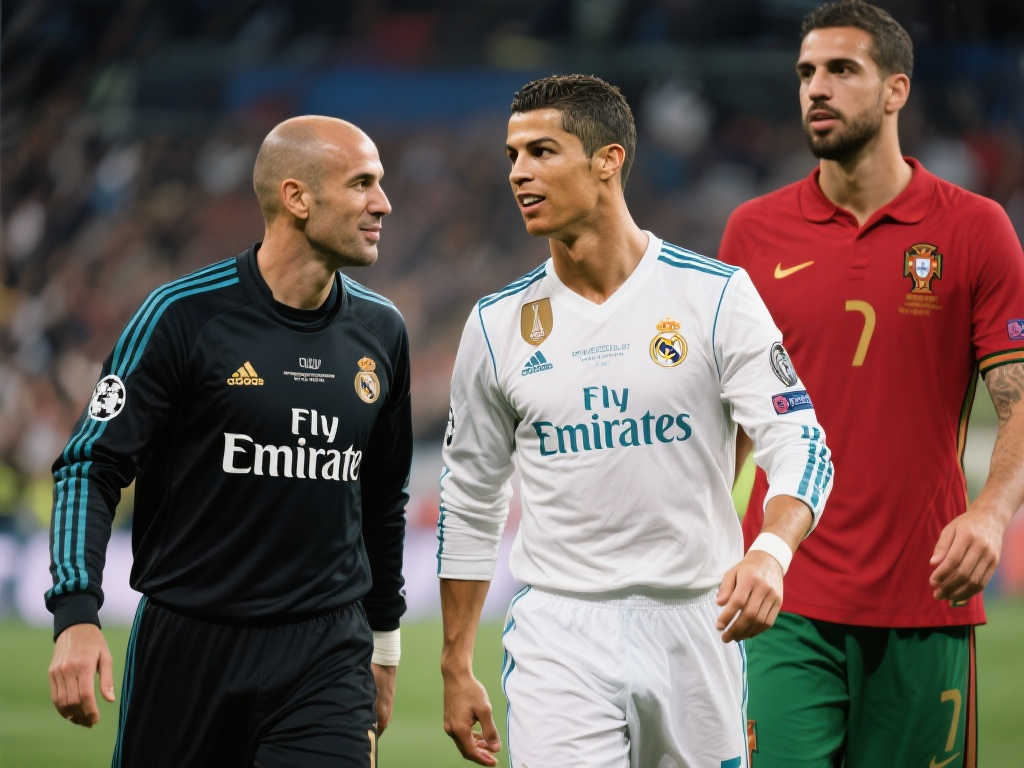 2002年7月珍贵合影：佩佩与C罗的队友缘分险些成真！