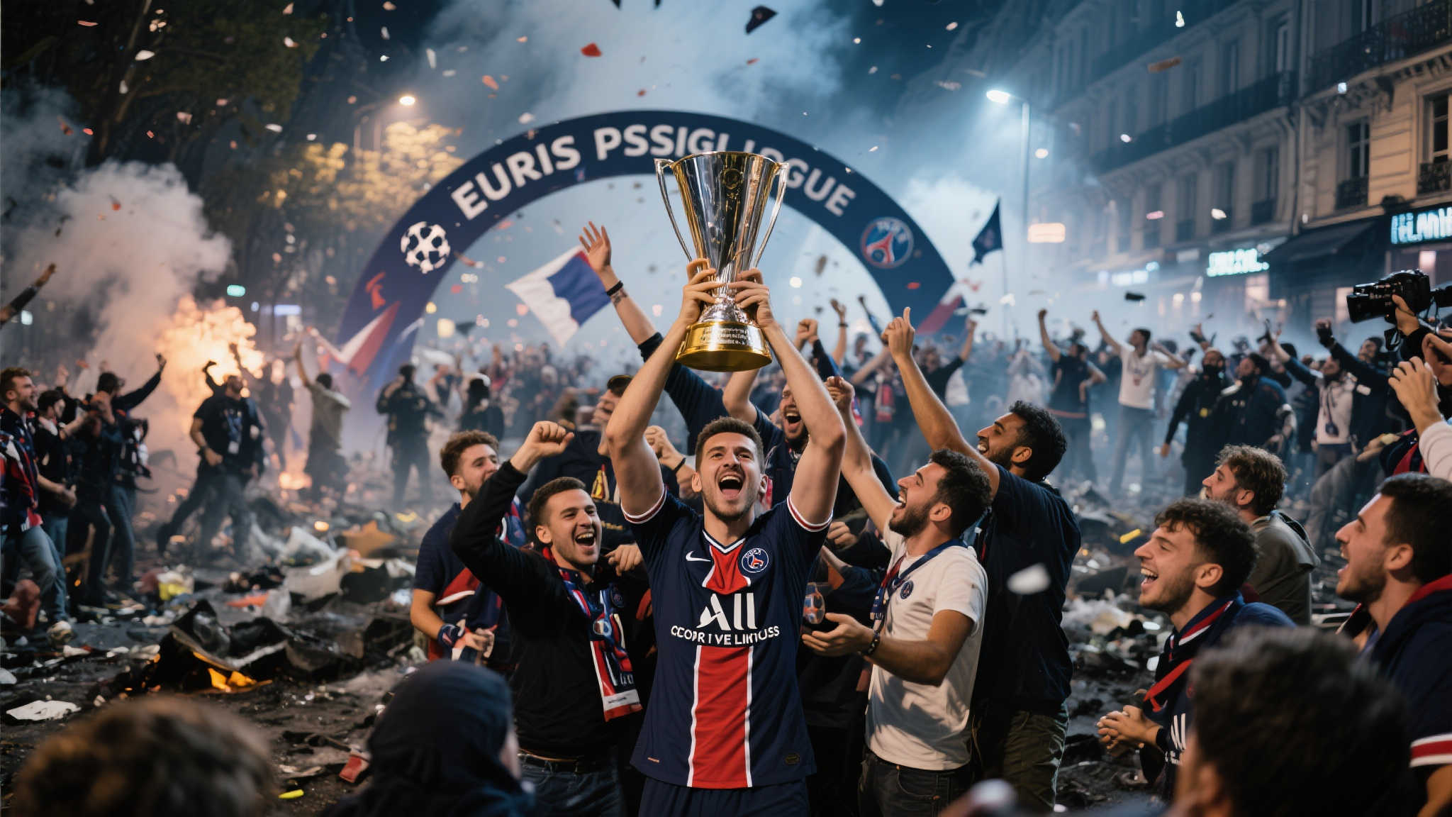 巴黎圣日耳曼（PSG）终于实现了他们长久以来的梦想